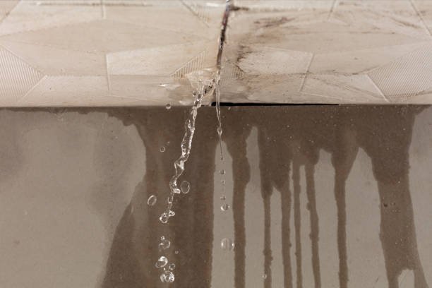 Professional Burst Pipe Cleanup technician working in Plainville, KS